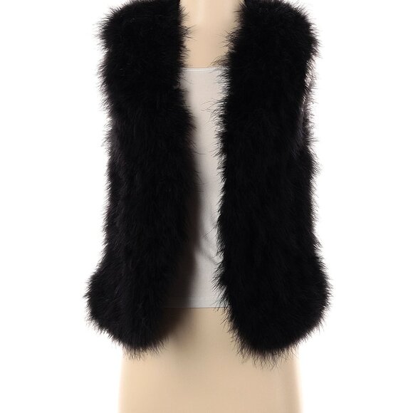 Club Monaco Feather fur Vest - Picture 1 of 6